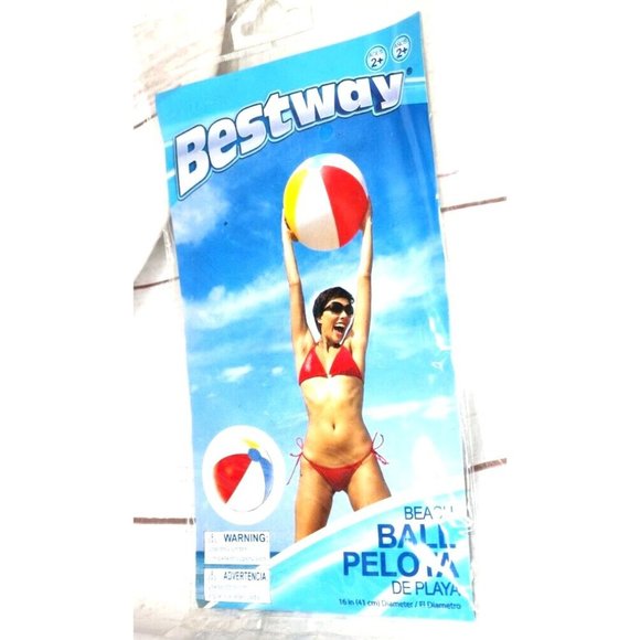 Bestway Beach Ball Pelota 2013 Multicolored Beach Ball Pool Ball - Picture 8 of 8